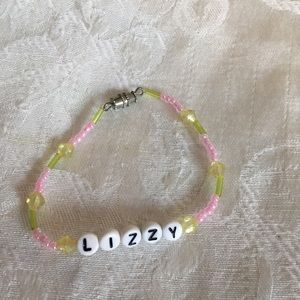 LIZZY 6 3/4” personalized bracelet-NEW
